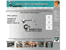Tablet Screenshot of cimrobotics.com